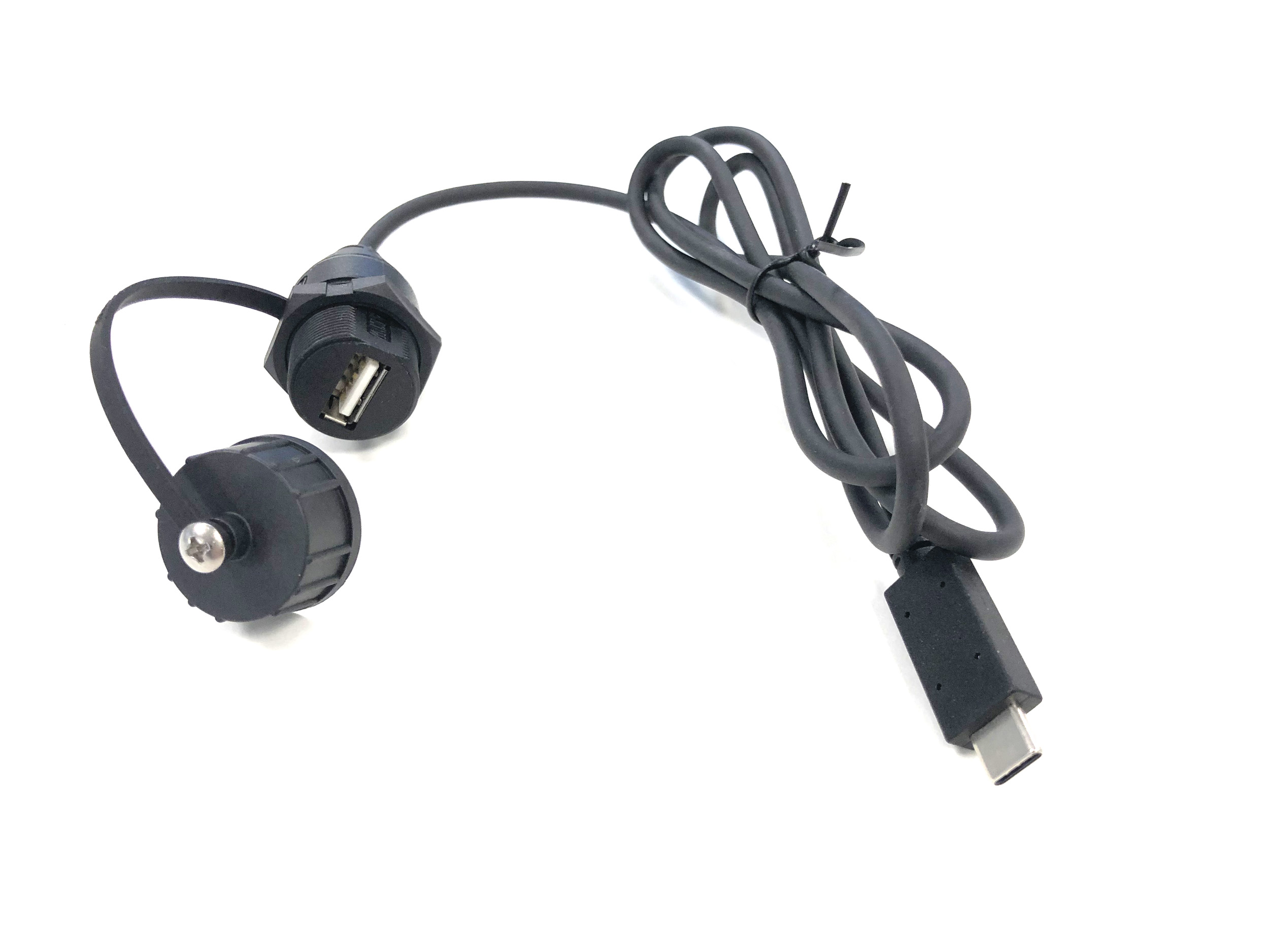 USB C Verlängerungskabel mit Einbaubuchse 1m (AIR Traffic)