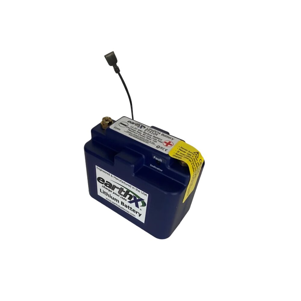 EarthX ETX104 13,2V 4Ah LifePO4 BackUp-Batterie