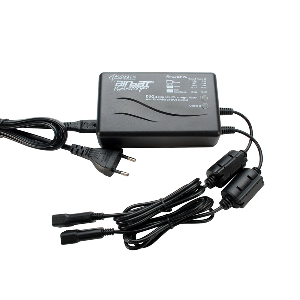 AIRBATT Powercharger 2641  12V 2,0A DUO-Ladegerät - PB