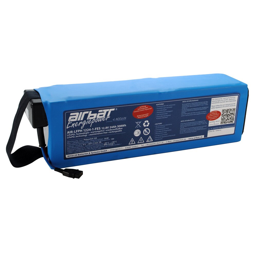 AIRBATT Energiepower AIR-LFPH 1224-1-FES Heckbatterie 12V 24Ah [Arcus/Duo Discus]