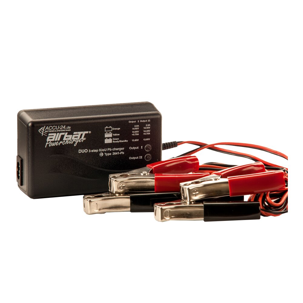 AIRBATT Powercharger 2641 12V 2,0A - LiFePO4  DUO-Ladegerät