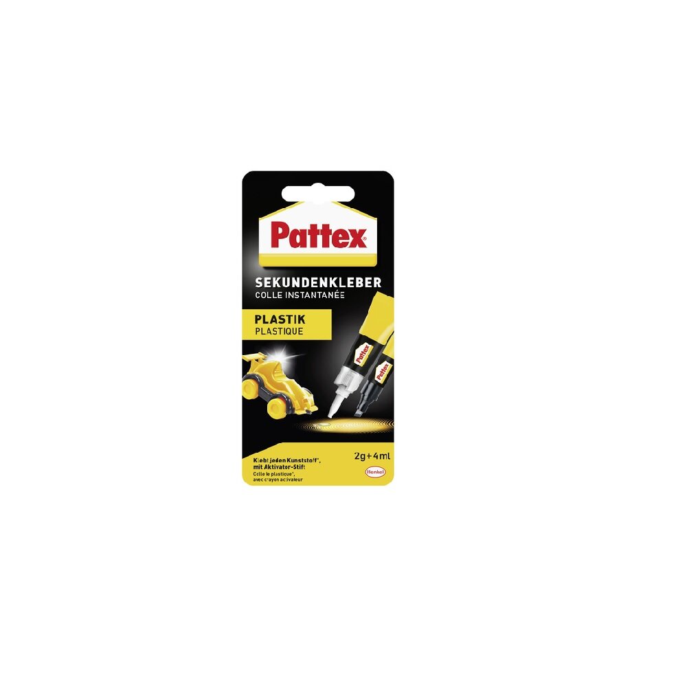 PATTEX Sekundenkleber für Polyethylen (PE) und Polypropylen (PP)