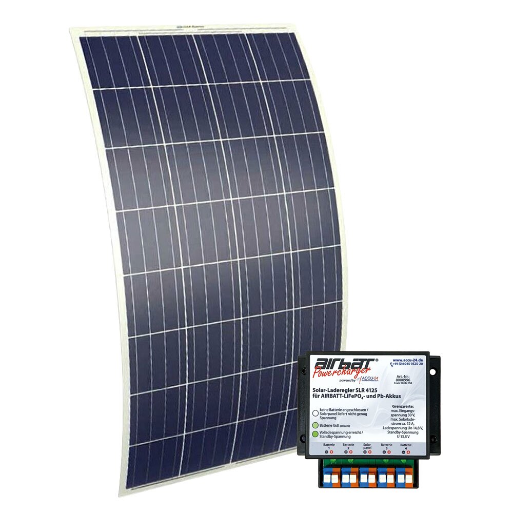 AIRBATT Solar-Power AS4 Solar-Set für Transportanhänger