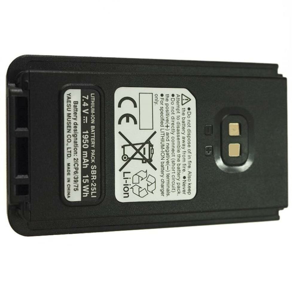 YAESU SBR-25LI Funkgerätersatzakku Li-Ion 7,4 V 1950 mAh für FTA-250L